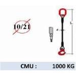 Elingue 1 brin fidafor crochet simple - 1000kg - 2,5 mètres