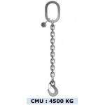 Elingue chaîne inox 1 brin - CMU 4500 kg