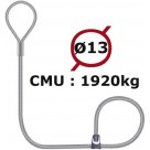 Elingue de débardage - CMU 1920 kg - complet avec choker