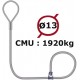Elingue de débardage - CMU 1920 kg - complet avec choker