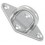 Pontet sur platine losange inox