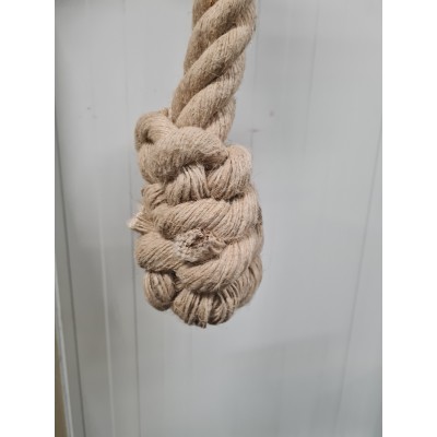 Corde épaisse multifonctionnelle, corde de chanvre épaisse 100 % naturelle,  solide et durable, utilisée pour la suspension, la décoration, la fixation