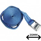 Sangle d'arrimage avec boucle à came de largeur 35 mm (CMU 1100kg) - longueur au choix