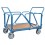 Chariot modulaire double ridelles et grand plateau - 500 kg 