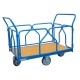 Chariot modulaire double ridelles et roues losange - 500 kg 