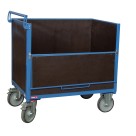 Chariot conteneur bois - 500 kg