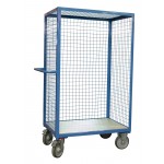 Servante grillagée 3 côtés et toit - 500 kg