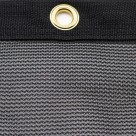 Filet de bennes standard avec sandow - Mailles 1 x 1 mm - Finition bande + œillets