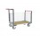 Chariot modulaire 1 ridelle et grand plateau - 500 kg 