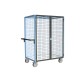 Servante grillagée bleue verrouillable - 500 kg
