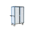 Chariot roll grillagée verrouillable - 500 kg