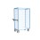 Chariot grillagé multi niveaux 500 kg