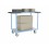 Servante 2 plateaux bois gris - 250 kg