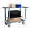 Servante 3 plateaux bois gris - 250 kg
