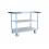 Servante 3 plateaux bois gris - 250 kg