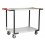 Servante 2 longs plateaux bois gris - 250 kg