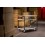 Servante 3 longs plateaux bois gris - 250 kg