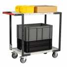 Servante 2 plateaux bois et poignée - 250 kg