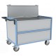 Chariot conteneur avec couvercle - 500 kg