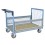 Chariot conteneur grand plateau - 500 kg
