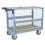 Chariot conteneur grillagé cadenassable - 500 kg