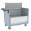 Chariot conteneur avec toit - 250 kg
