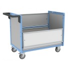 Chariot conteneur grand plateau - 250 kg