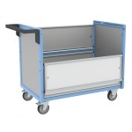 Chariot conteneur grand plateau - 250 kg