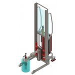 Gerbeur à levée électrique retourneur de bobines - 80 kg