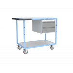 Servante établi à 2 tiroirs - 250 kg Servante établi à 2 tiroirs - 250 kg