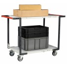 Servante à double poignées et 2 plateaux - 250 kg
