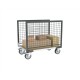 Chariot pour charges longues grand plateau - 500 kg