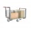 Chariot modulaire dossiers et ridelles - 500 kg 