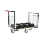 Chariot modulaire roues triangles et dossiers - 500 kg 