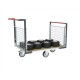 Chariot modulaire roues triangles et dossiers - 500 kg 
