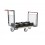 Chariot modulaire roues triangles et dossiers - 500 kg 
