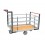 Chariot modulaire tube 4 côtés et roues position losange - 500 kg 
