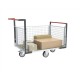 Chariot modulaire 1 ridelle et roues losange - 500 kg 