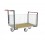 Chariot modulaire 1 ridelle et roues losange - 500 kg 