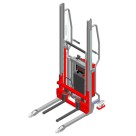 Gerbeur semi électrique à fourches réglables - 600 kg