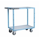 Servante 2 plateaux bois avec poignée haute - 250 kg