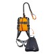 Harnais antichute KTP EVO 4 - longe 1 m extensible jusqu'à 2 m intégrée