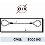 Elingue manchonnée  3000 kg   